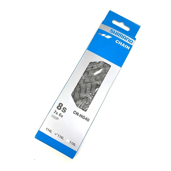 Bicicleta Corrente Shimano Hg40 116 Elos 6 7v 8v MTB Speed
