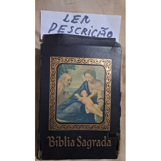 Livro Bíblia Sagrada Edição Barsa Para A Família Católica , Tradução: Padre Antônio Pereira De Figueiredo Ano: 1971