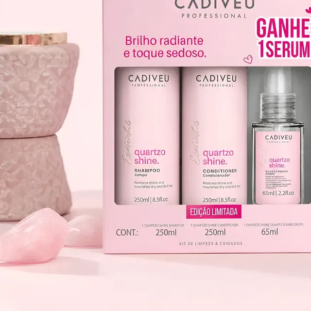 Cadiveu Professional Kit Quartzo Shine (3 Produtos)
