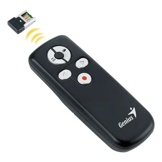 Presentador Genius Media Pointer 100 Bluetooth  Con Laser