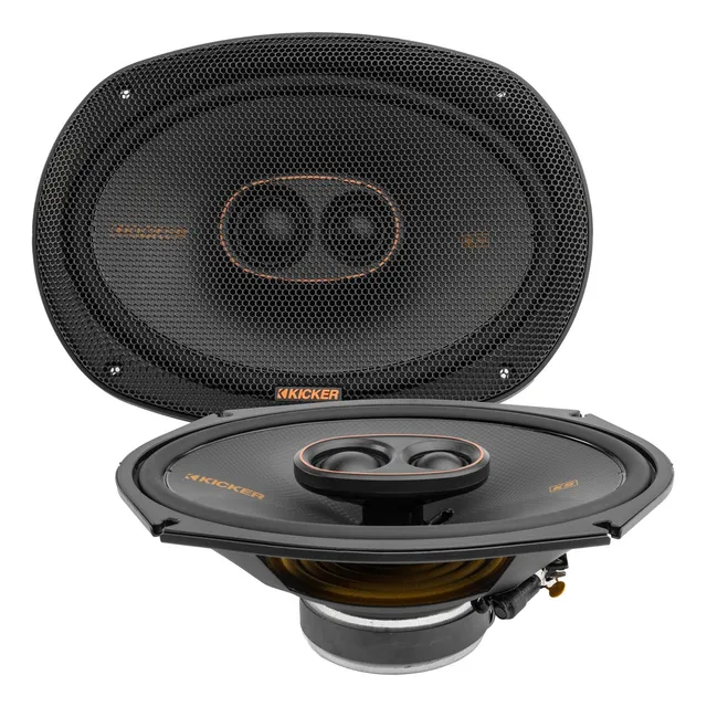 Bocinas 6x9 Pulgadas Kicker  51ksc69304 3vias 150watts Negro