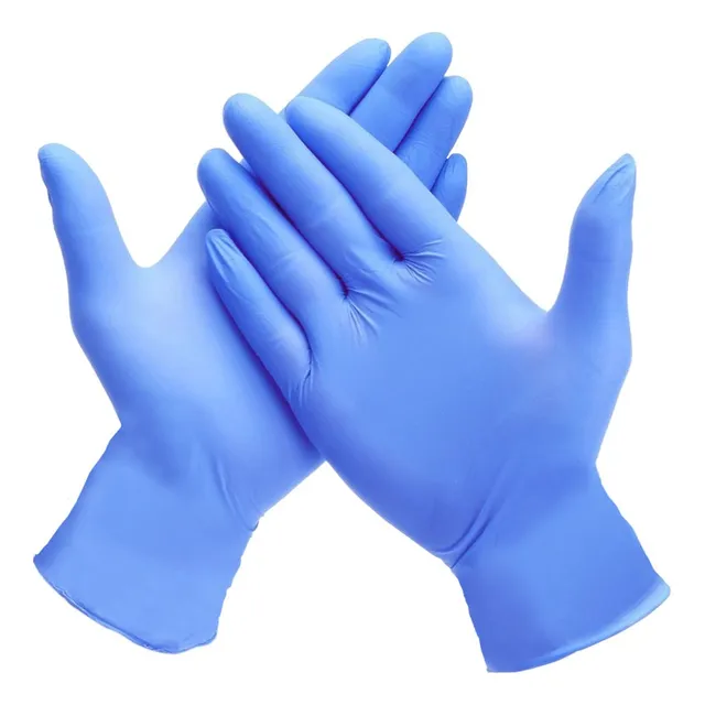 Caja De 100 Guantes Desechables Opalux Uso Dental-químicos