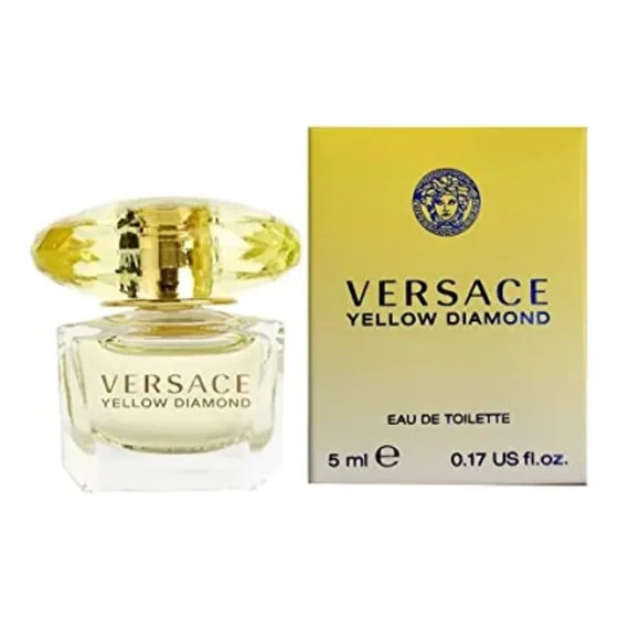 Perfume Versace Yellow Diamond Feminino 5ml Edp - Original - Novo