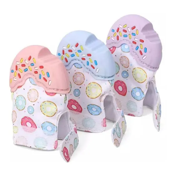 Guante Mordedor Pastel  Para Bebés 