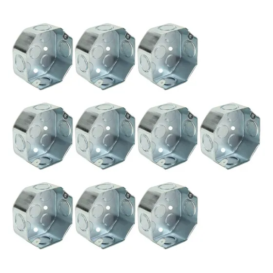 Caja Octagonal Reforzada 4x4 Igesa (10 Pza)
