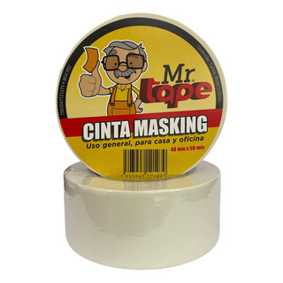 Cinta Masking Tape Mr Tape 48mm X 50mts Uso General Msk-002 Cinta Masking Tape Mr Tape 48mm X 50mts Uso General Msk-002