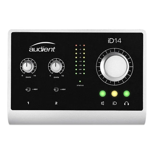 Interfaz de audio Audient MKI iD14 negra 1.ª gen