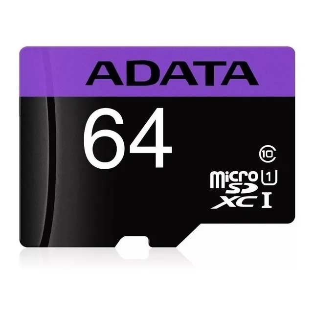 Tarjeta de memoria Adata AUSDX64GUICL10-RA1 Premier con adaptador SD 64GB