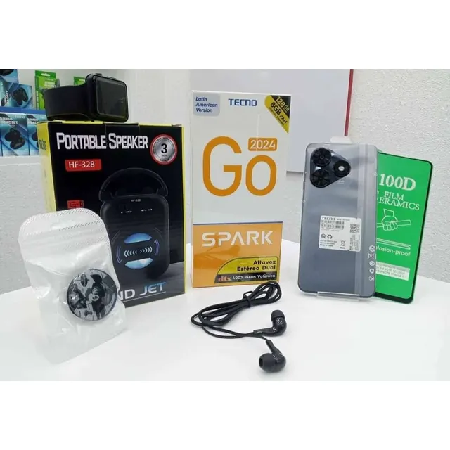 Tecno Spark Go 2024 8 Ram 128gb Almacenamiento 2x1 100$