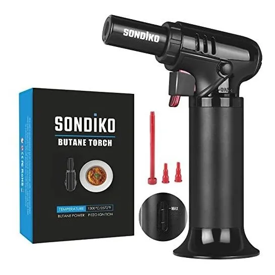 Antorcha Sondiko Butane Con Medidor De Combustible 5v3xj