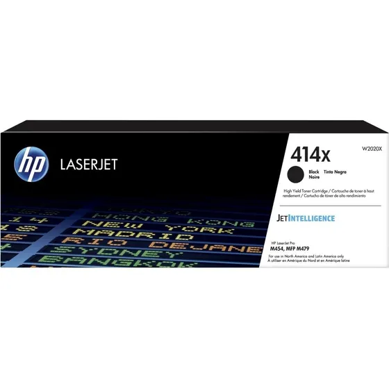 Toner Hp W2020x preto de origem Hp 414x Laserjet M454 M479