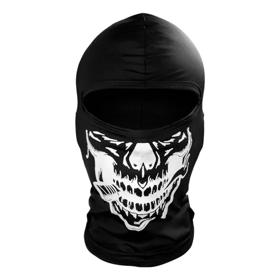 Balaclava Calavera Pasamontaña Capucha Con Proteccion Solar