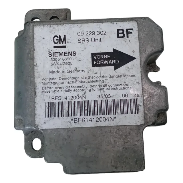 Módulo Air Bag Zafira Vectra 2006 A 2011 13261676