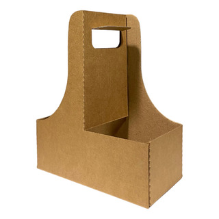 50 Portavasos Microcorrugado Kraft Para Dos Cafes 50 Portavasos Microcorrugado Kraft Para Dos Cafes