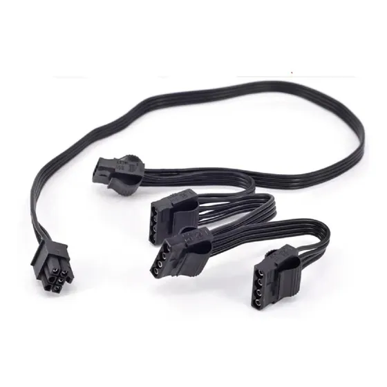 Cabo Original Fonte Modular Corsair Molex 4pin E Sata 4pin