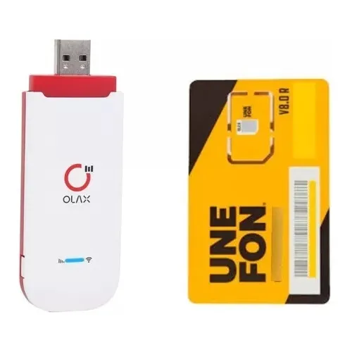 Modem Portatil Inalambrico Usb 4 G Con Chip Unefon Ilimitado