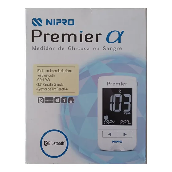 Glucometro Nipro Premier Alfa Usado Con Manual