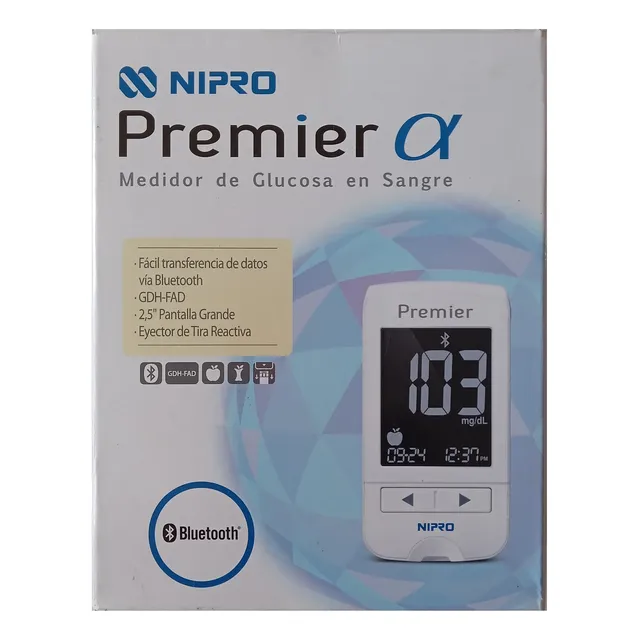 Glucometro Nipro Premier Alfa Usado Con Manual