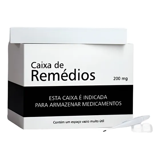 Caixa Organizadora De Remédios Farmácia Com Tampa Criativa 