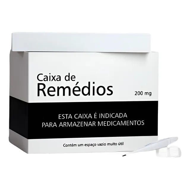 Caixa Organizadora De Remédios Farmácia Com Tampa Criativa 