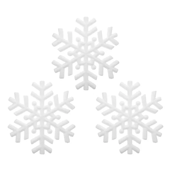 Copos De Nieve De Espuma, Copos De Nieve Navideños, 3 Unidad