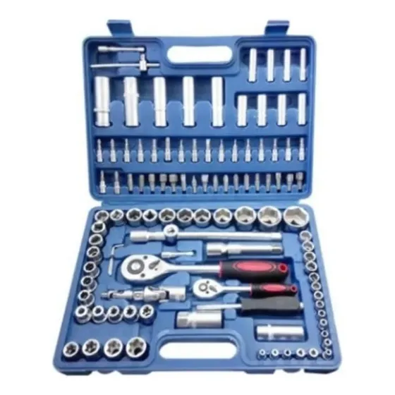 Set Juego De Llaves Tubos Y Puntas Combinadas 108 Pza