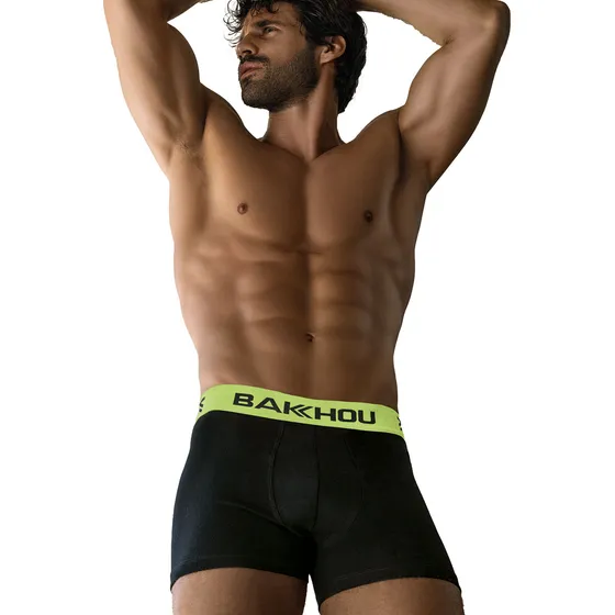 Boxer Bakhou 1901 Algodon Y Lycra Liso
