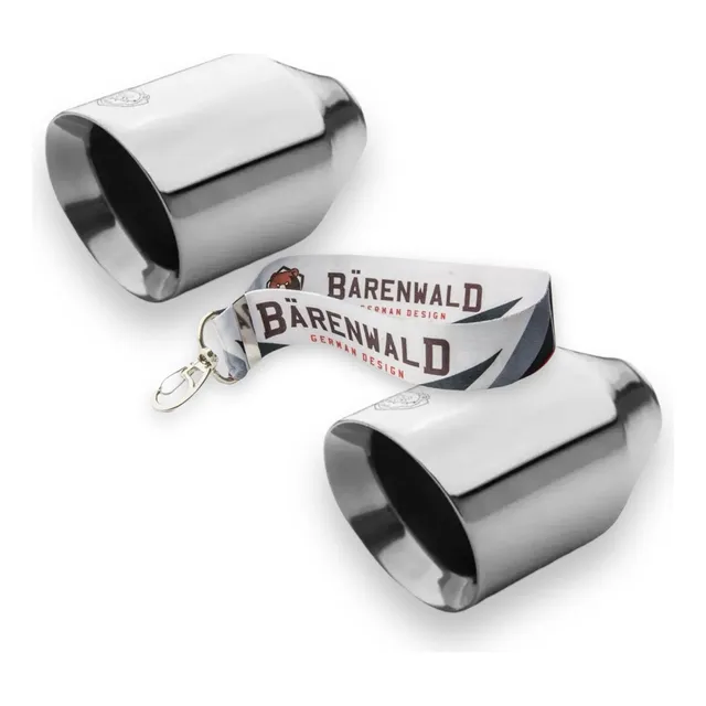 2 Puntas Deportivas Pulidas De Acero Inoxidable Barenwald
