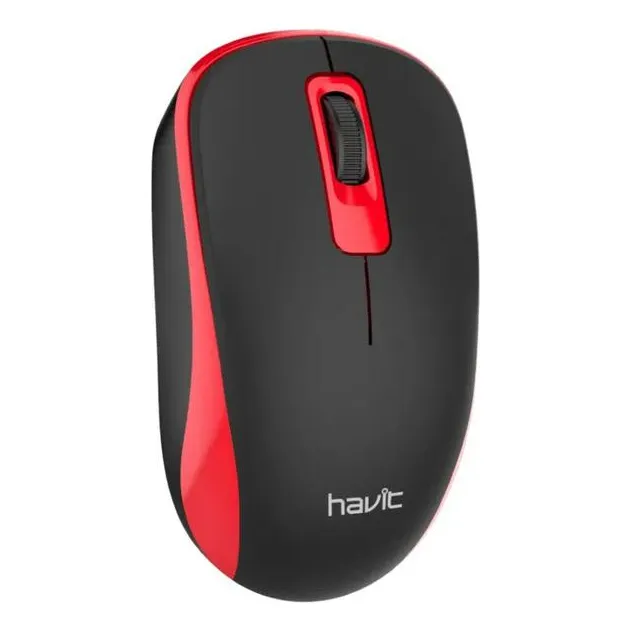 Mouse Inalámbrico Havit 2.4 Ghz Hv-ms626gt Negro/rojo