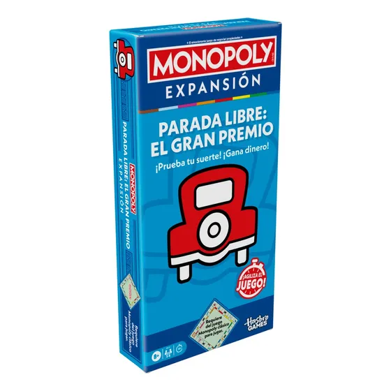 Juego Mesa Monopoly Expansión Gran Premio Parking Gratuito