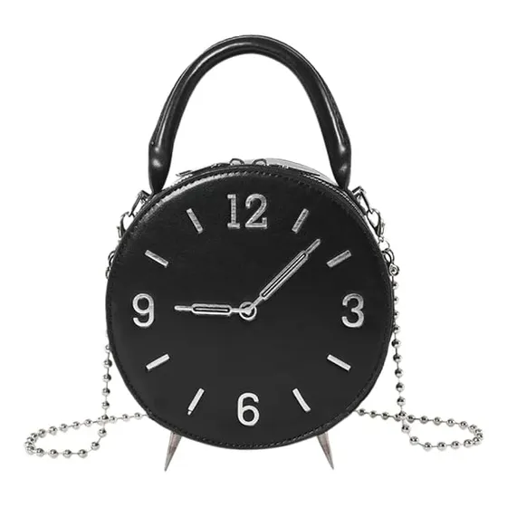 Bandolero Cartera Dama Exclusivo De Reloj, Estilo Único