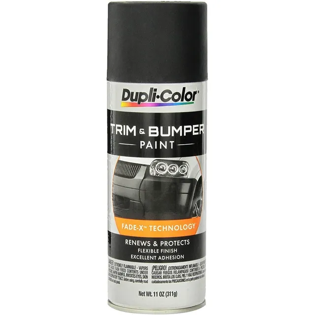 Pintura Duplicolor Trim Burner Parachoques Y Partes Plastica