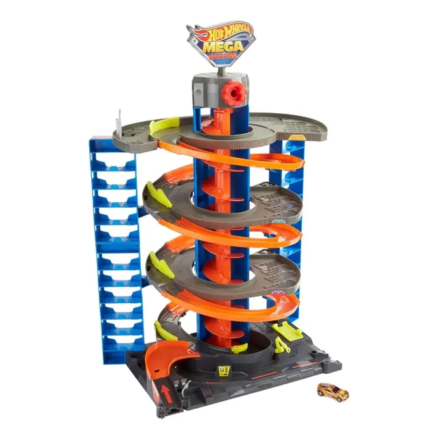 Pista Juguete Vehículos Hot Wheels City Mega Garage Ascensor