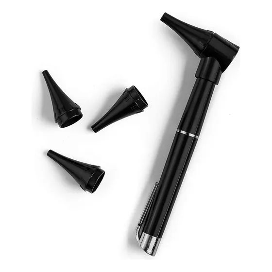 Otoscopio Mini Kit Endoscopio Oidos Manual Led De Pila