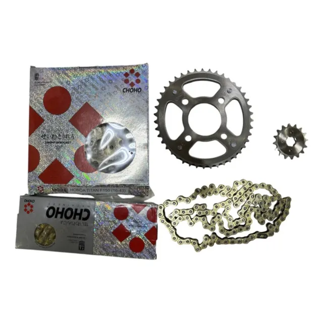 Kit Transmisión Choho Ybr 125 14/43 Cadena Dorada