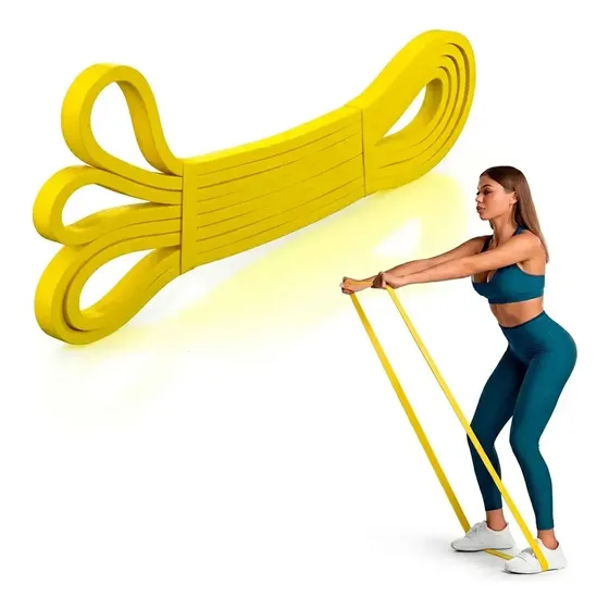 Bandas Elásticas Resistencia Media 5 A 15lb Linea Sport Calistenia