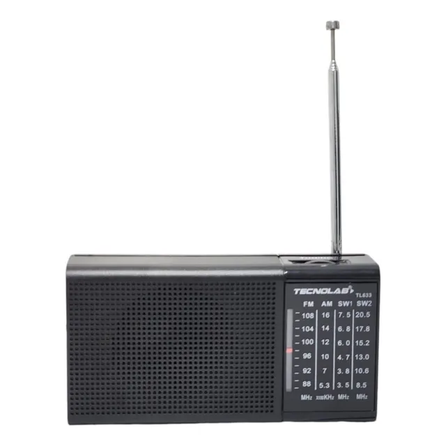 Radio Portátil De Bolsillo Tecnolab Am/fm/sw Tl633