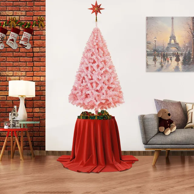 Árbol De Navidad Naviplastic Pino Monarca Lujo Rosa 100 Cm