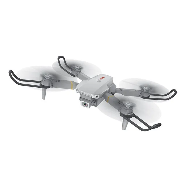 Drone Tyh Ty-t27 0.3 Mp, 4 Rotores, 900 Mah, Vuelo 12 Min Color Plomo