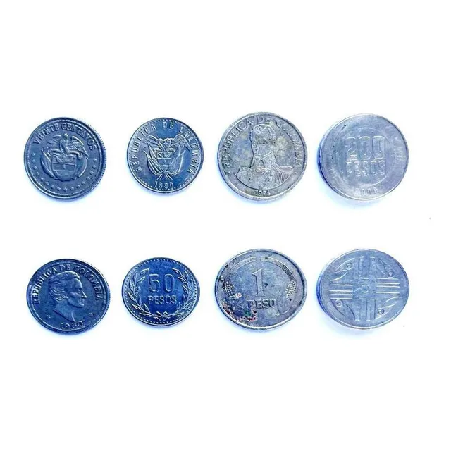 Monedas De Colección Pesos Colombianos (5 Unds)