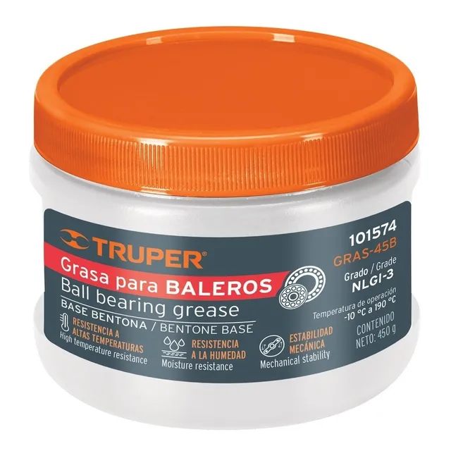 Grasa Para Baleros Truper 450 Gr
