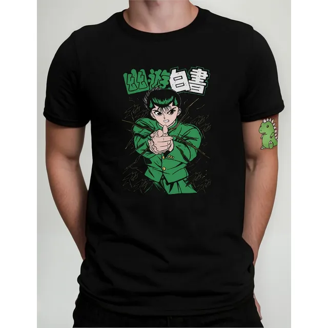 Camiseta Yu Yu Hakusho Camisa Anime Yusuke Mod 2