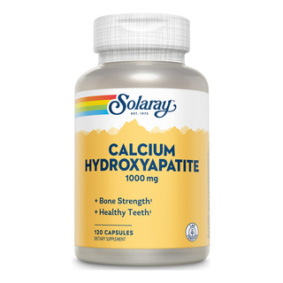 Suplemento De Cálcio Solaray Hidroxiapatita De Cálcio 1000mg Suplemento De Cálcio Solaray Hidroxiapatita De Cálcio 1000mg