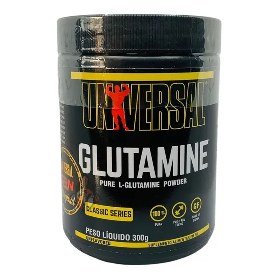 L- Glutamina 300 Gr 100% Original Pura - Importada Universal