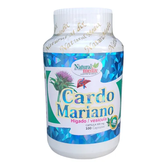 Cardo Mariano Higado Vesicula 100 Comprimidos Oasis Salud