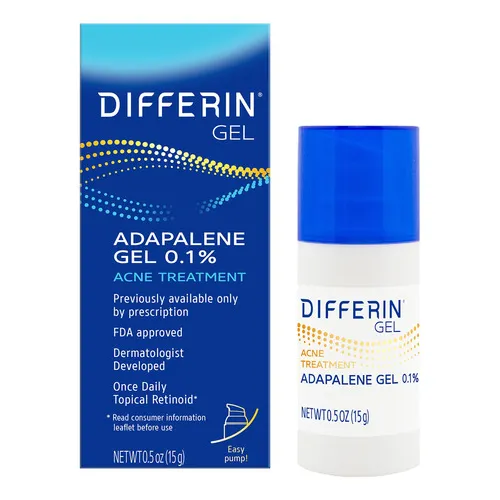 Differin Adapalene Gel 0.1% Tratamiento Acn, 0.03 Oz