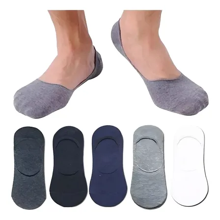 Kit 12 Pares Meia Sapatilha Invisível Unissex Atacado Cores