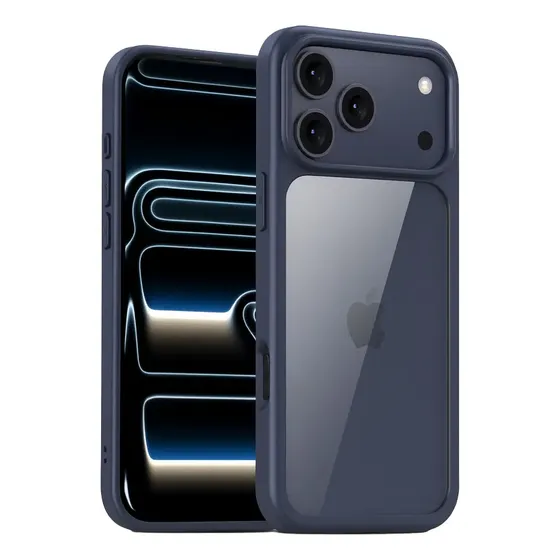 Capa Bumper P/ iPhone 17 Pro Max Transparente Prova D Choque