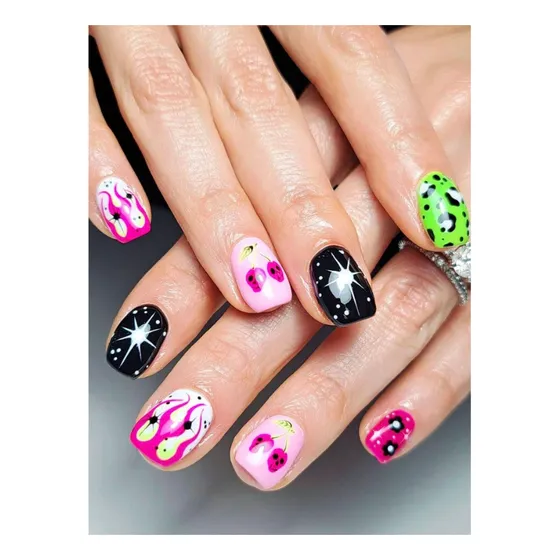 Shein Uñas Postizas Reutilizables Press On Varios Modelos