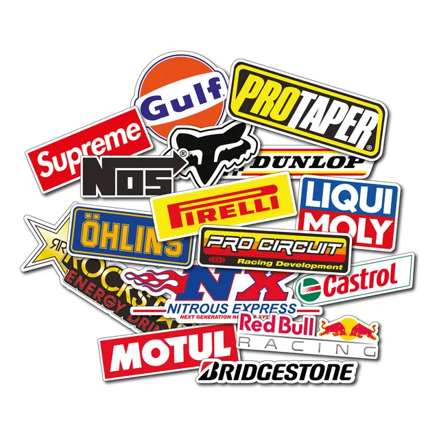 Calcomanias Stickers Vinilos Motos Autos Cascos Bici X16